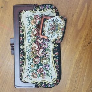 Set vintage purse+wallet